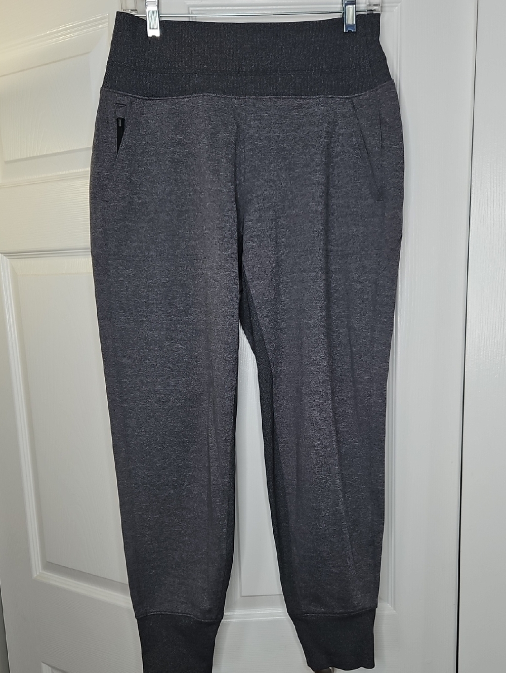 Athleta Brooklyn Charcoal Heather Jogger Pants Size S